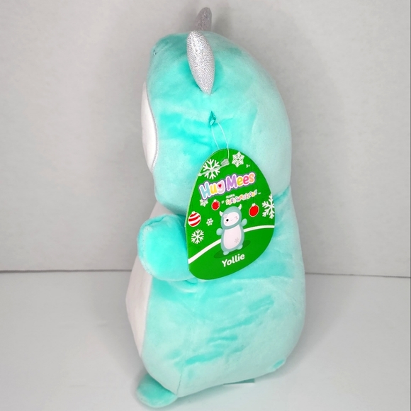 🎄 YOLLIE 🐾 Aqua Yeti Snowflake HugMee Christmas 2023 Original Squishmallow NWT - Picture 2 of 8